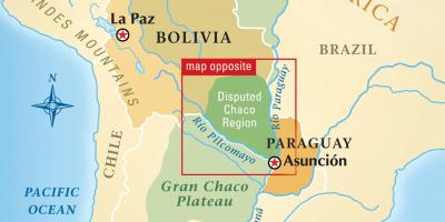 Karte rio Paragvaja